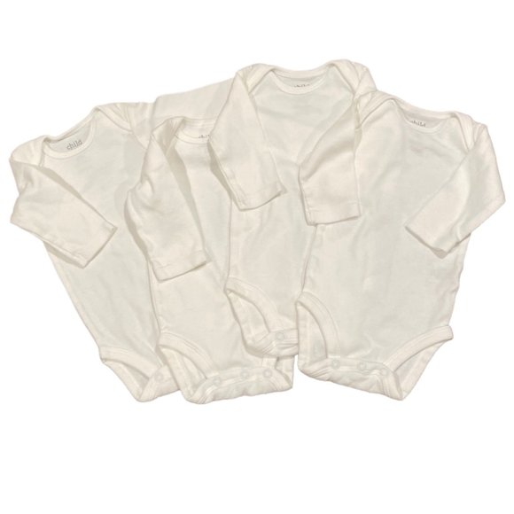 Carter's Newborn Long Sleeve Bodysuit Tee's - Picture 1 of 4